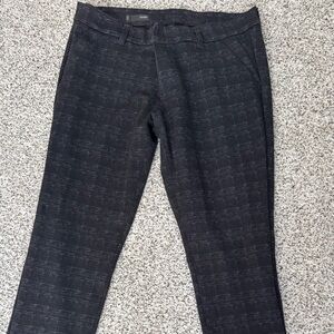Kut from the Kloth Men's Dark Gray Patterned Pants